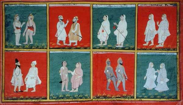 Religiöse Bettler, Udaipur von Indian School