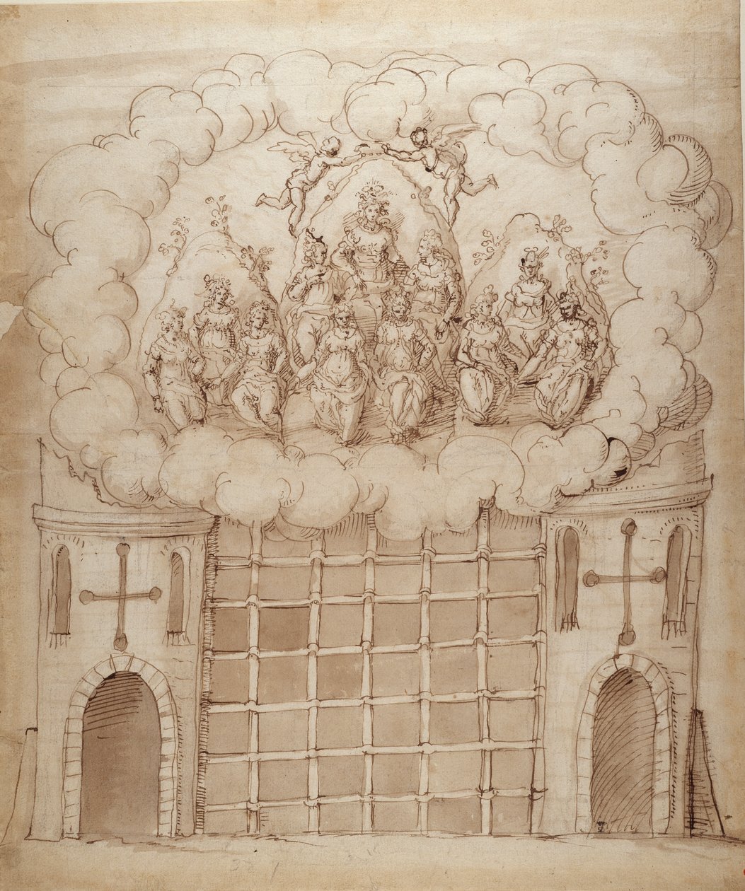 Die Befreiung der Töchter der Morgenröte, um 1611 von Inigo Jones