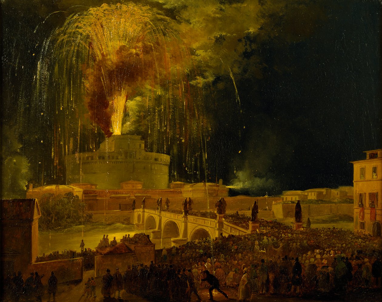 La Girandola: Feuerwerk am Castel Sant