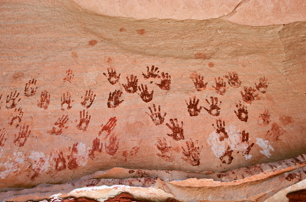 Felskunst der Anasazi und anderer pueblo-bewohnender Frühbewohner der Four Corners von Ira Block