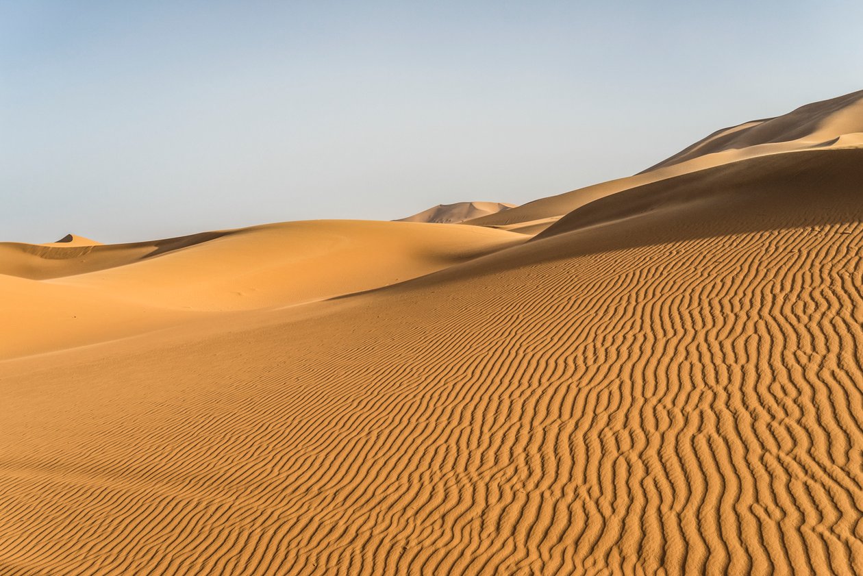 Sanddünen im Erg Chebbi im Südosten Marokkos, 2014 von Ira Block