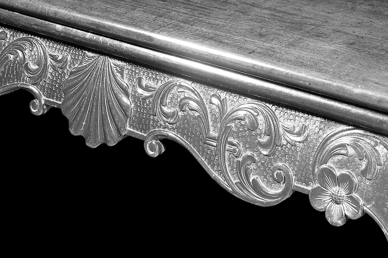 Detail eines George-III-Kartentisches, ca. 1765 von Irish School