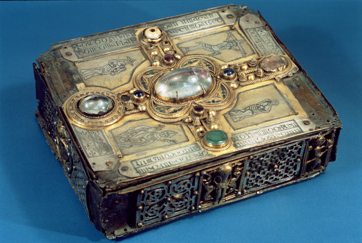 Schrein des Stowe Missale, aus Lorrha, County Tipperary, 1026-33 von Irish School