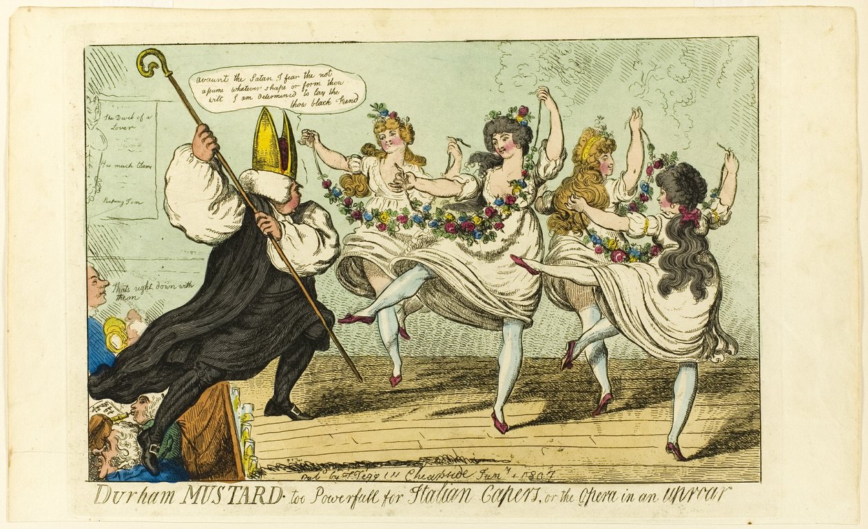 Durham-Senf zu stark für italienische Kapern von Isaac Cruikshank