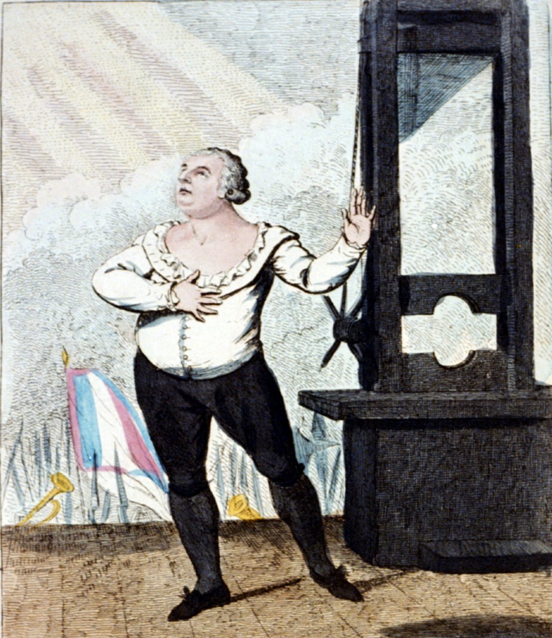 Das Martyrium von Ludwig XVI., König von Frankreich von Isaac Cruikshank