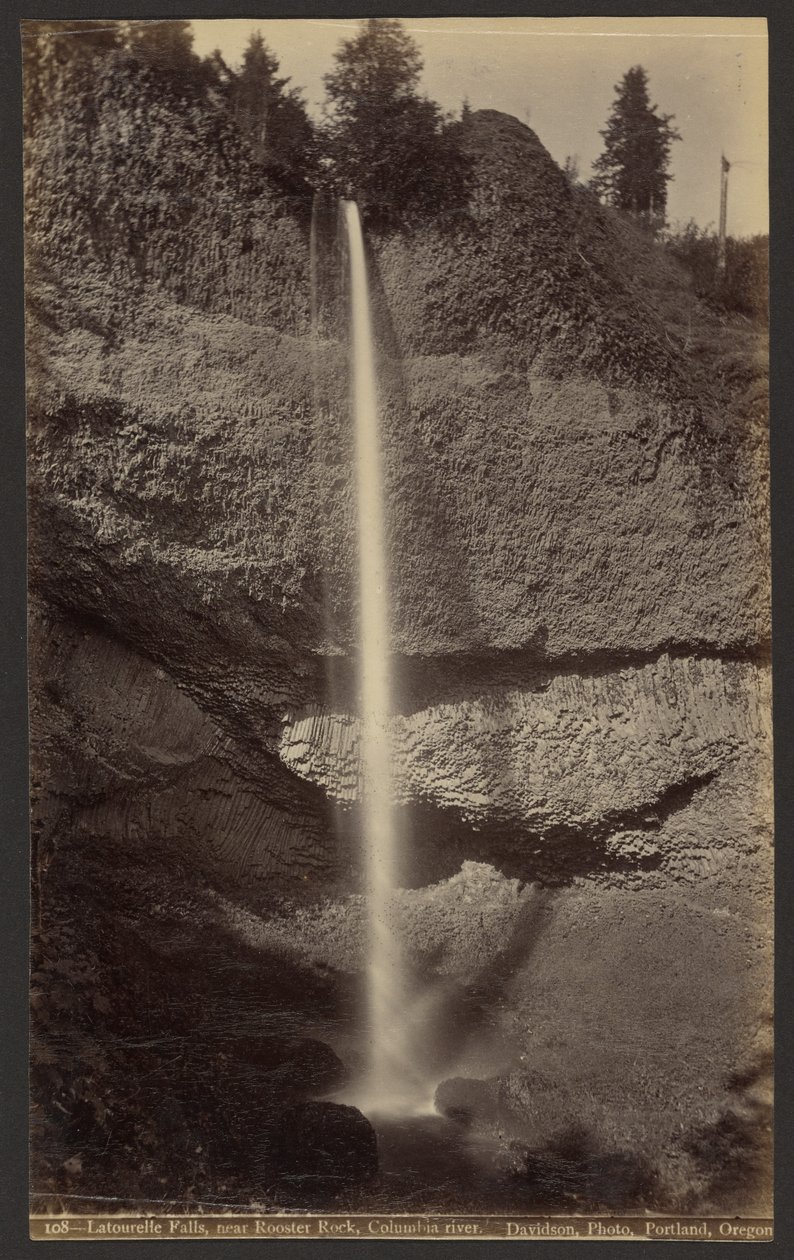 Latourelle Falls, nahe Rooster Rock, Columbia River von Isaac Grundy Davidson