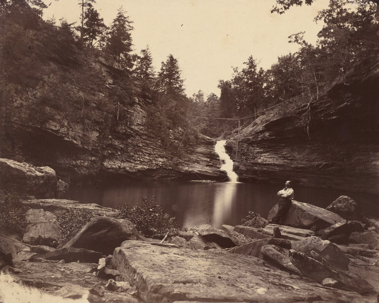 Lula Lake, Lookout Mountain, Georgia, 1864-1865 von Isaac H. Bonsall