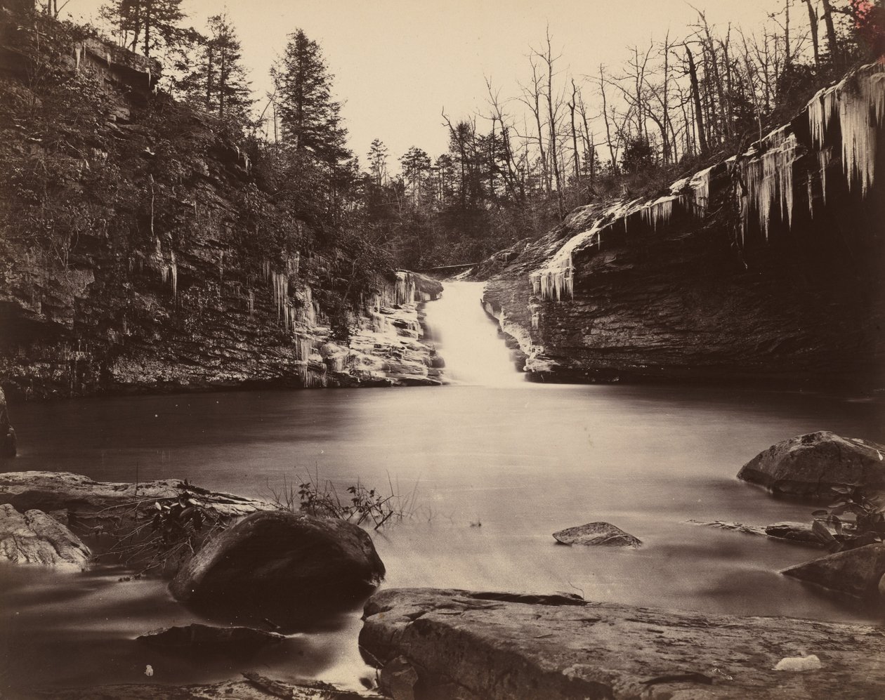 Lula Lake, Upper Falls, Lookout Mountain, Georgia von Isaac H. Bonsall