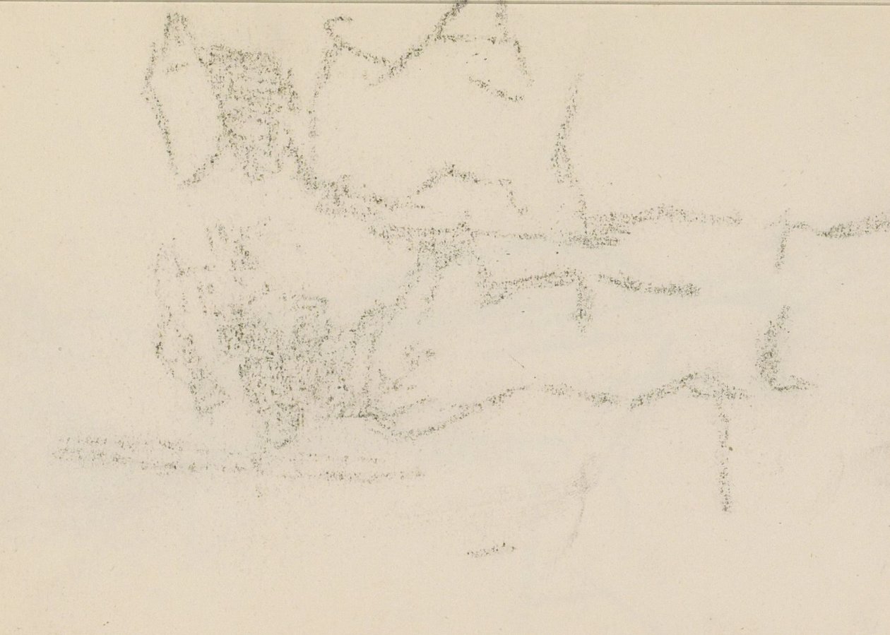 Abklatsch der Kreidezeichnung auf Seite 13 von Isaac Israels