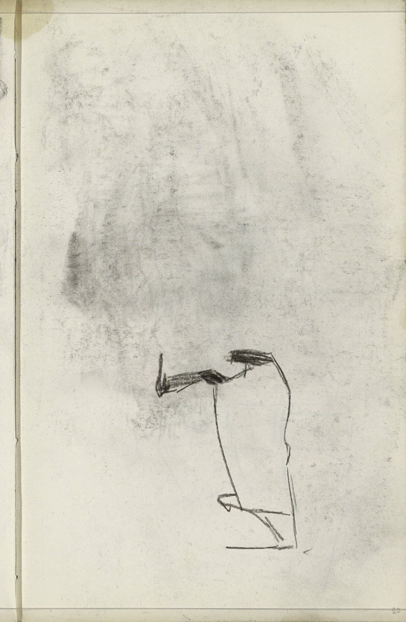 Studie, möglicherweise von einem Pferd mit Decke von Isaac Israels