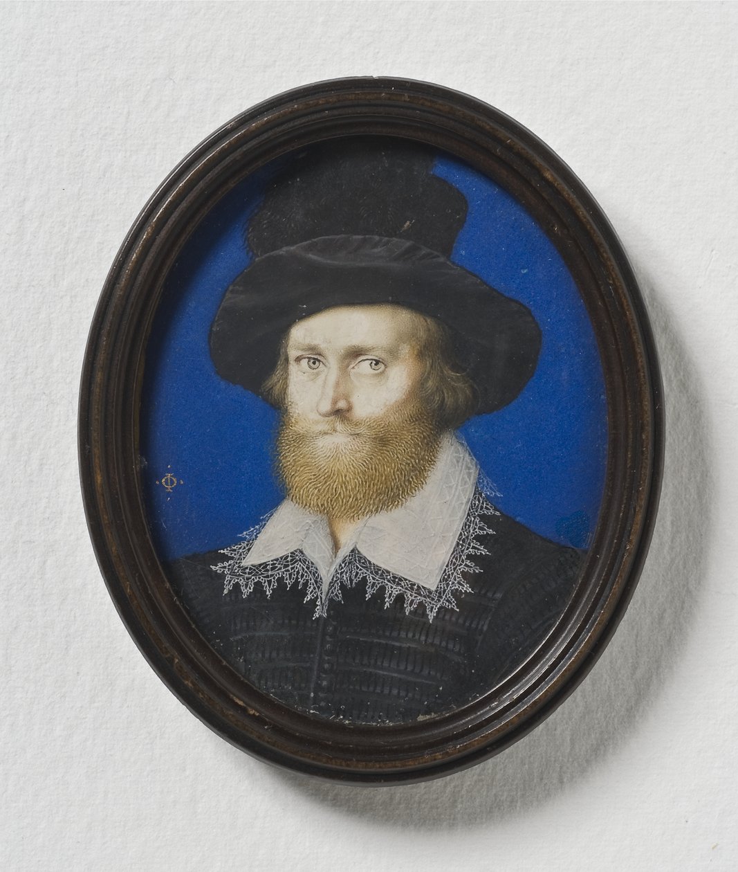 Admiral George Clifford, 3. Earl of Cumberland, um 1600 von Isaac Oliver
