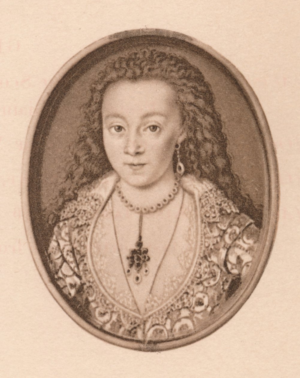 Porträt - Arabella Stewart, 16. Jahrhundert, 1904 von Isaac Oliver I