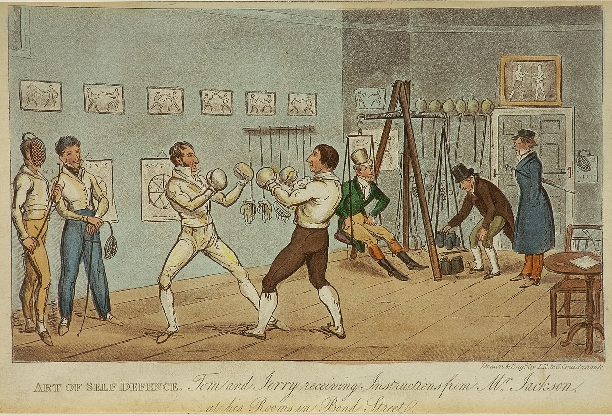 Die Kunst der Selbstverteidigung von Isaac Robert and George Cruikshank