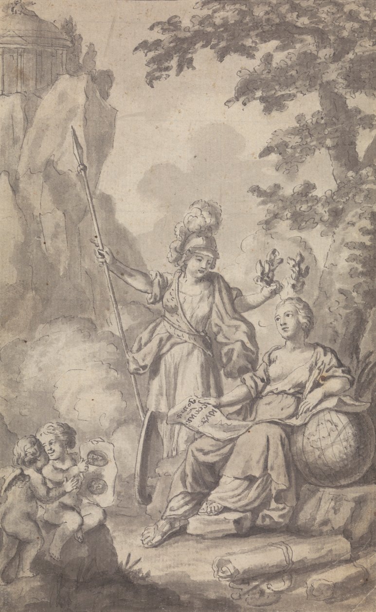 Frontispiz für Town and Country Magazine, Band II, Nr. 1 von Isaac Taylor