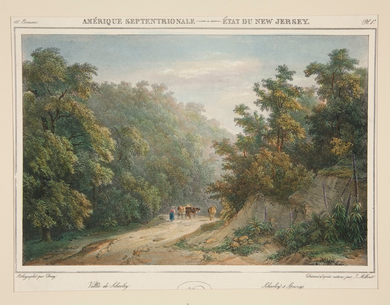 Nordamerika - Staat New Jersey. Nr. 49, Tafel 1 von Isidore Laurent Deroy