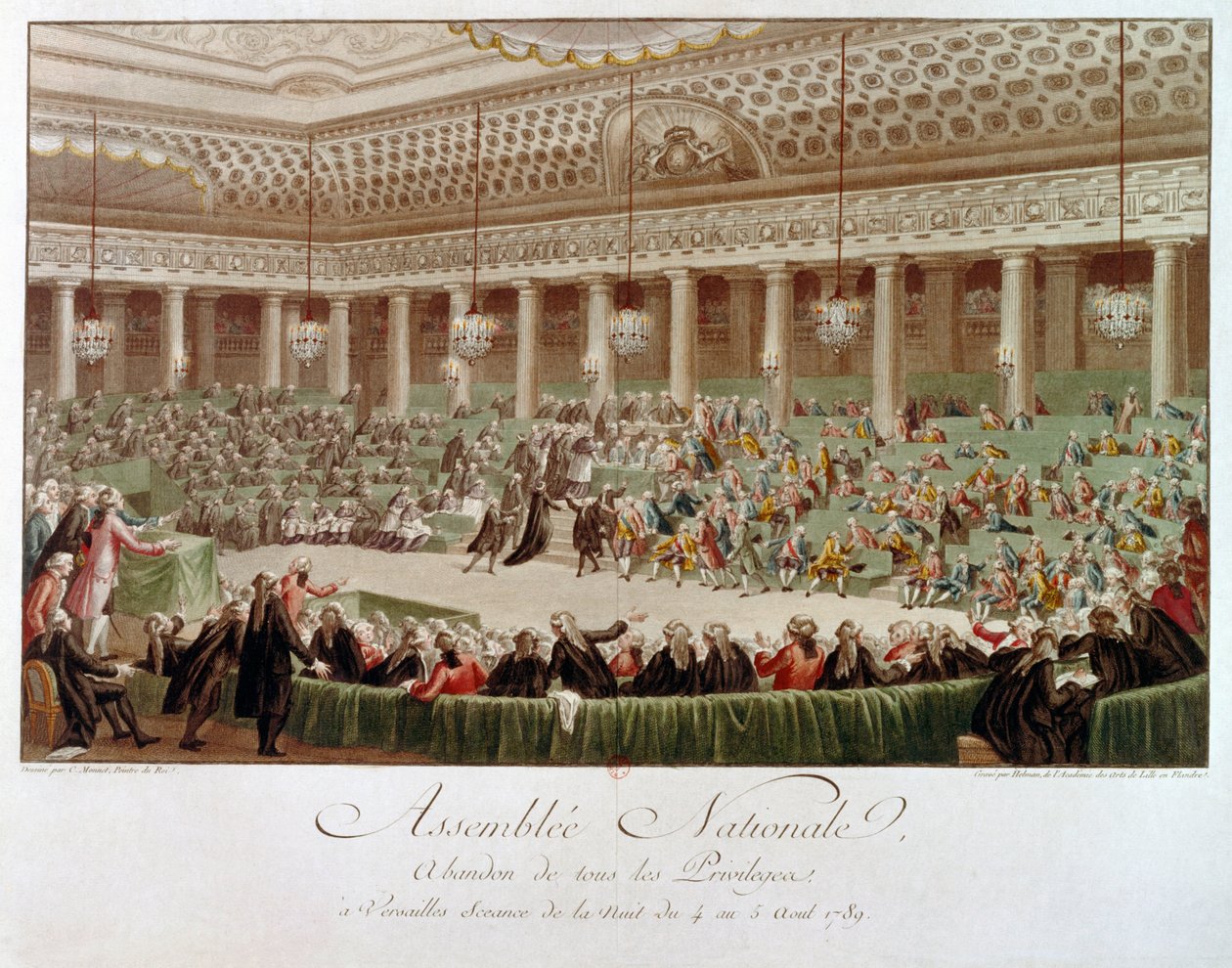 Die Nacht des 4. August von Isidore Stanislas Helman