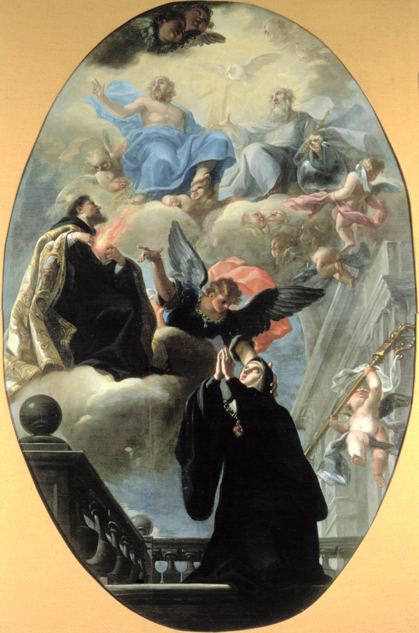 Vision der St. Gertrud von Isidoro Arredondo