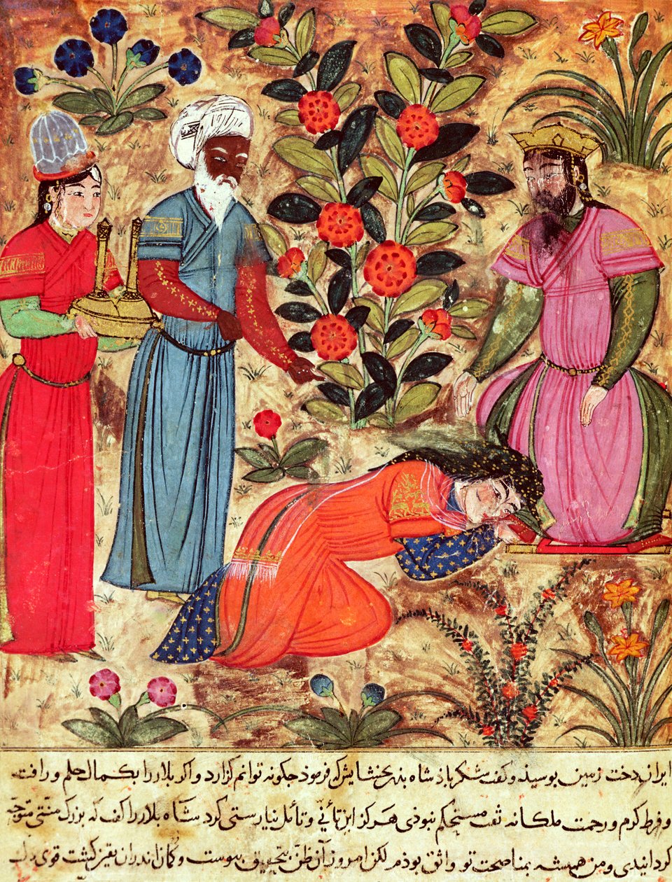 Fol.101 Eine Frau fleht den Sultan an, aus 
