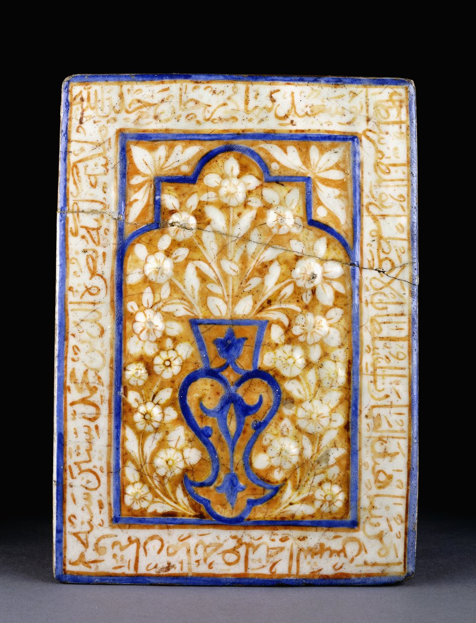 Eine Fliese aus dem Gebäude des Timuriden-Sultans Abu Sa