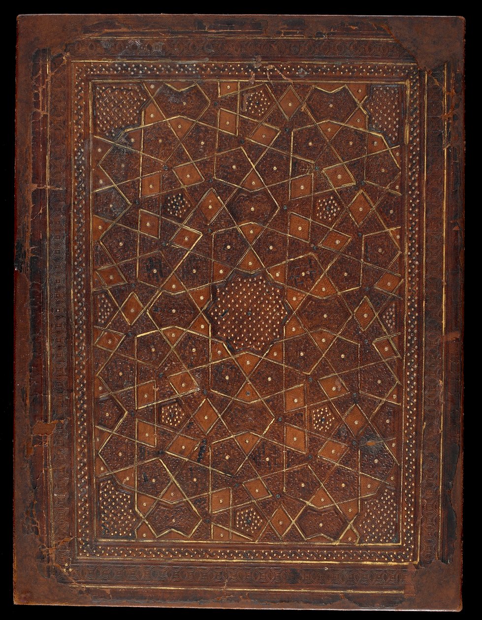 Buchdeckel, Ägypten oder Syrien, Mamluken-Periode von Islamic School