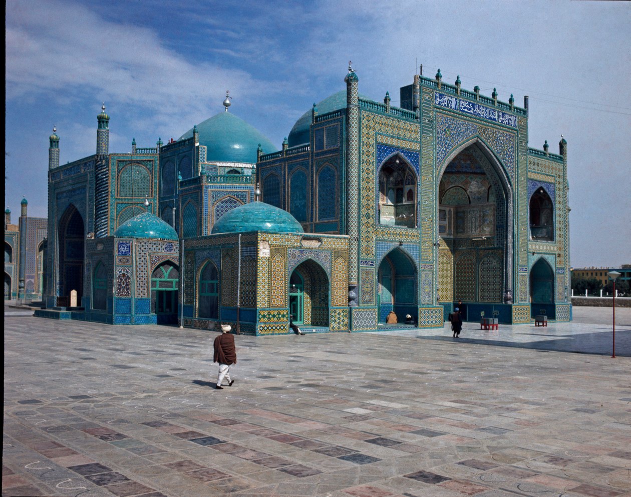 Ansicht der Blauen Moschee (oder Ali-Moschee) 12.-15. Jahrhundert von Islamic School