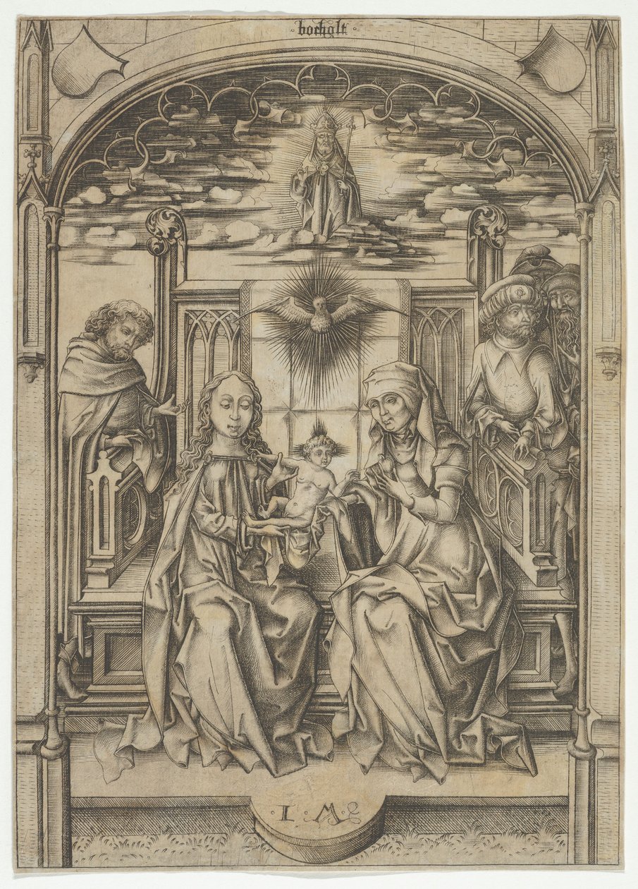 Die Heilige Familie mit St. Anna von Israhel van Meckenem