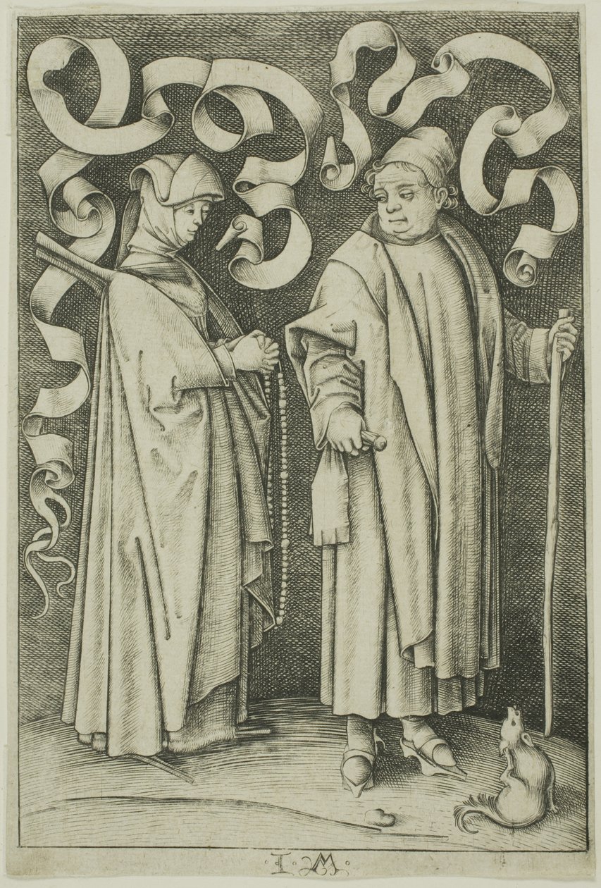 Die Kirchgänger von Israhel van Meckenem the younger