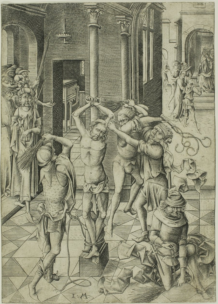 Die Geißelung von Israhel van Meckenem the younger