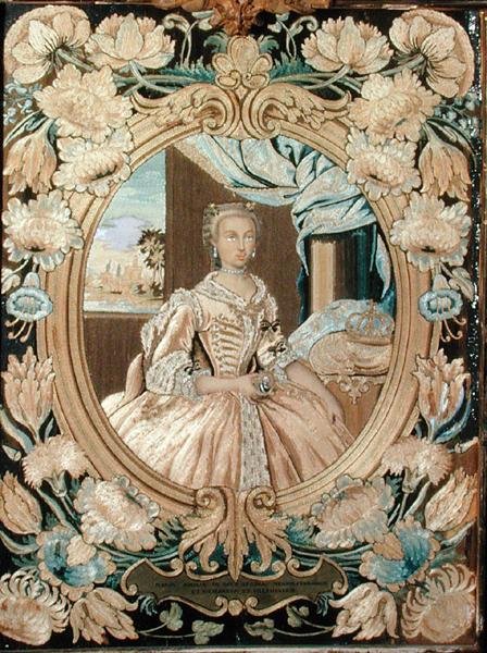 Porträt von Maria Amalia von Sachsen (1724-60) von Italian School