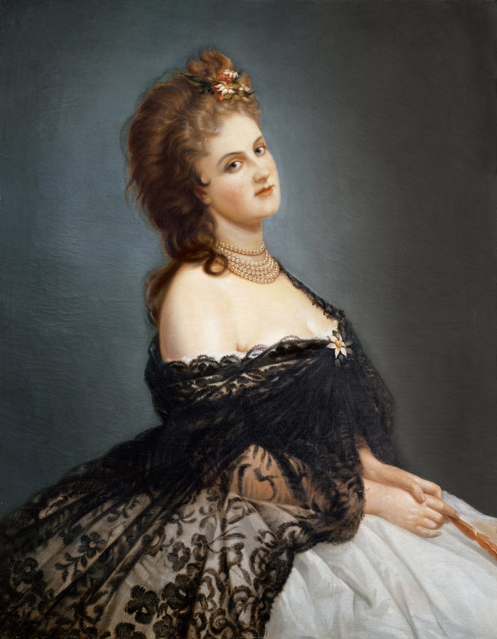 Porträt von Virginia Oldoini (1837-99) Gräfin von Castiglione von Italian School