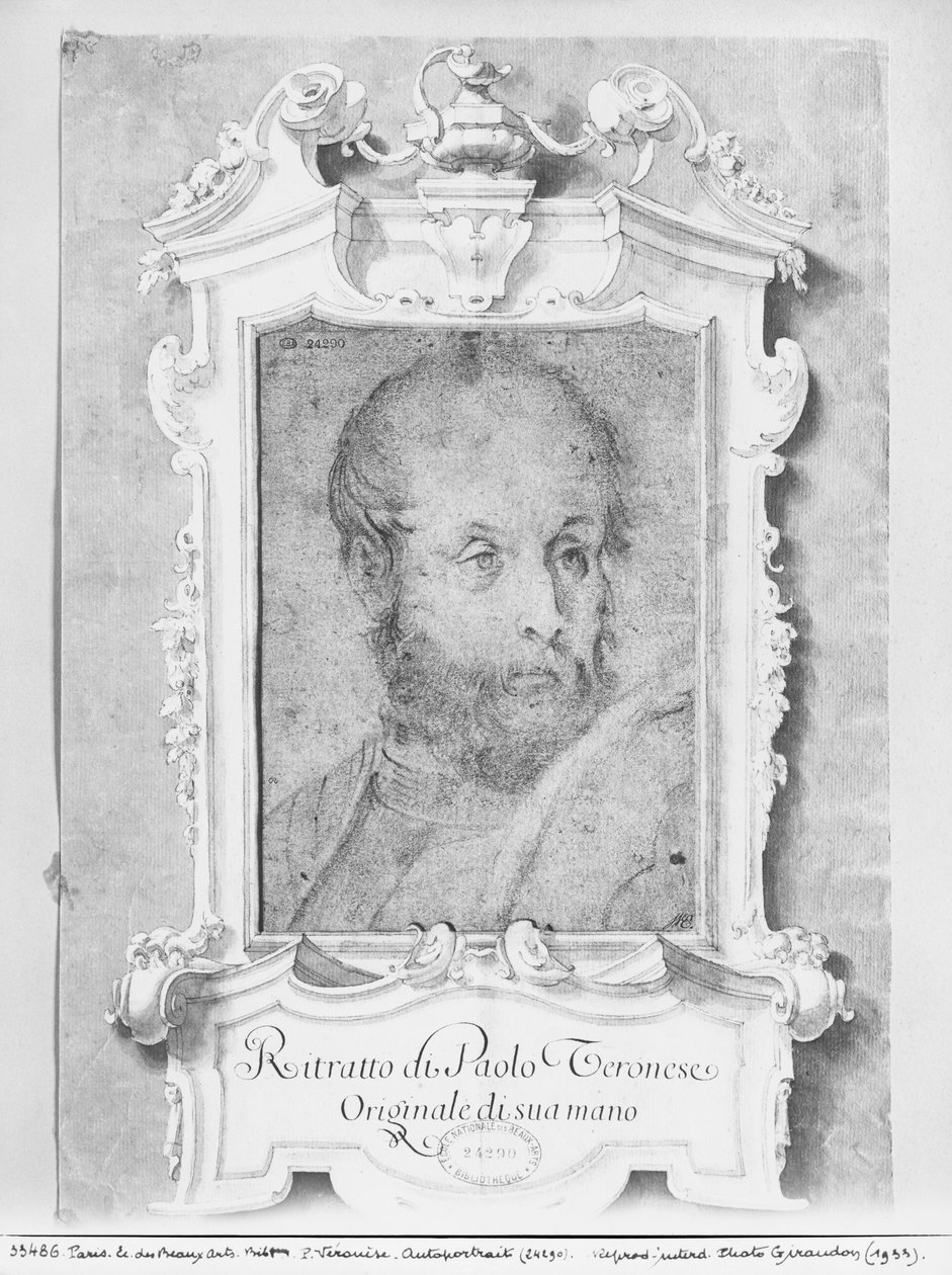 Porträt eines Mannes, vermutlich Veronese (Paolo Caliari) von Italian School