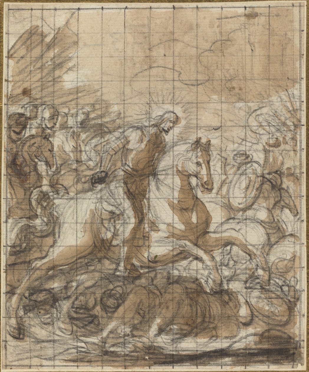 Sankt Jakob besiegt die Ungläubigen von Italian 17th or 18th Century