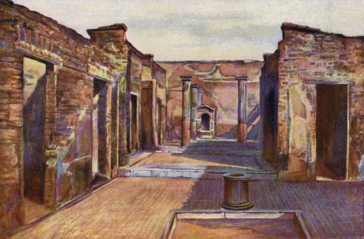 Haus des tragischen Dichters, Pompeji, Italien von Italian Photographer