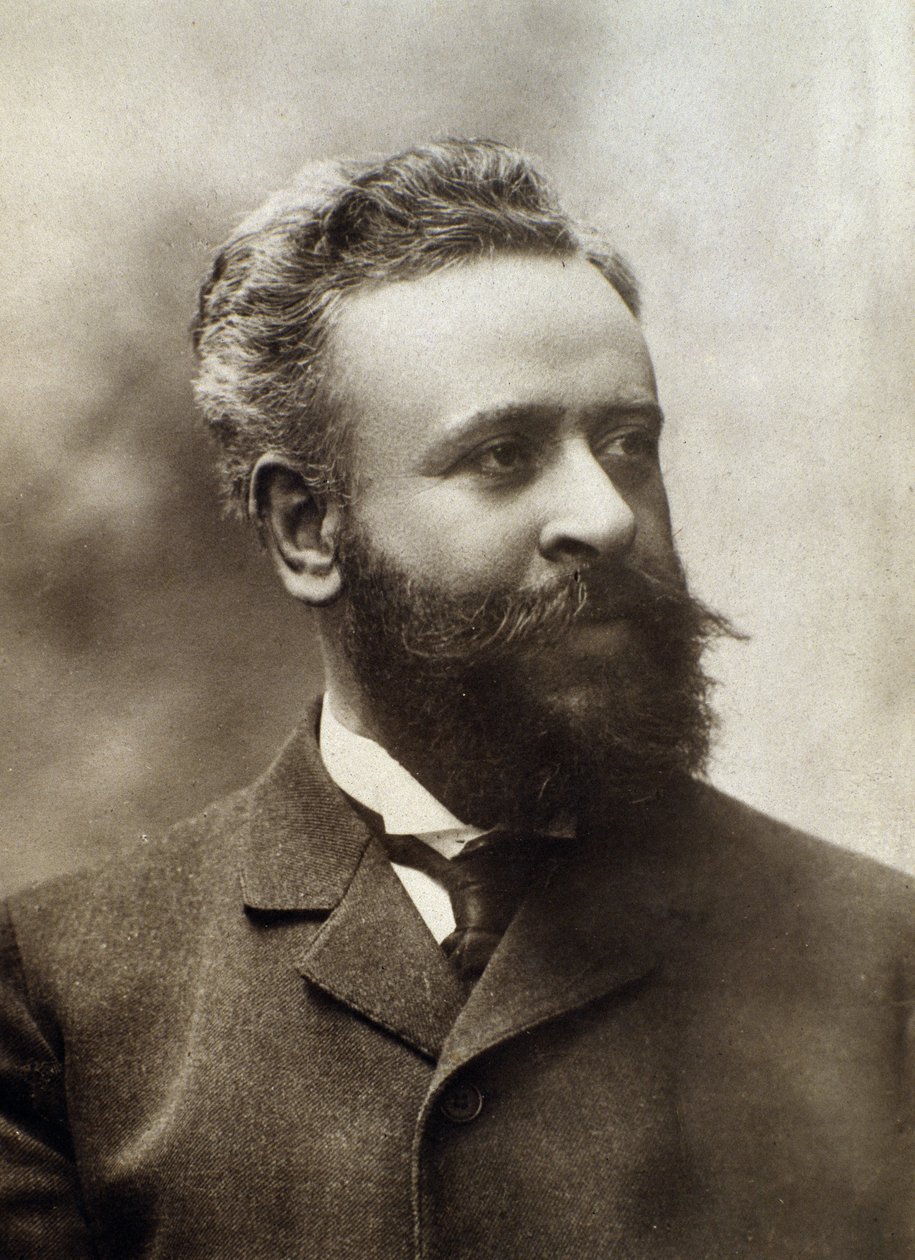 Porträt von Alberto Franchetti (1860-1942), italienischer Komponist von Italian Photographer