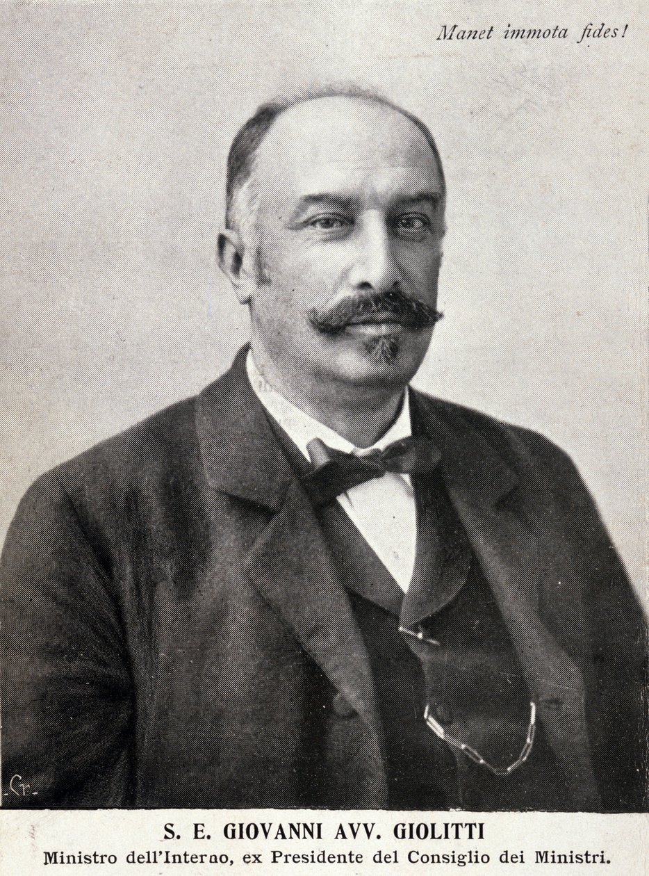 Porträt von Giovanni Giolitti (1842-1928), italienischer Politiker von Italian Photographer