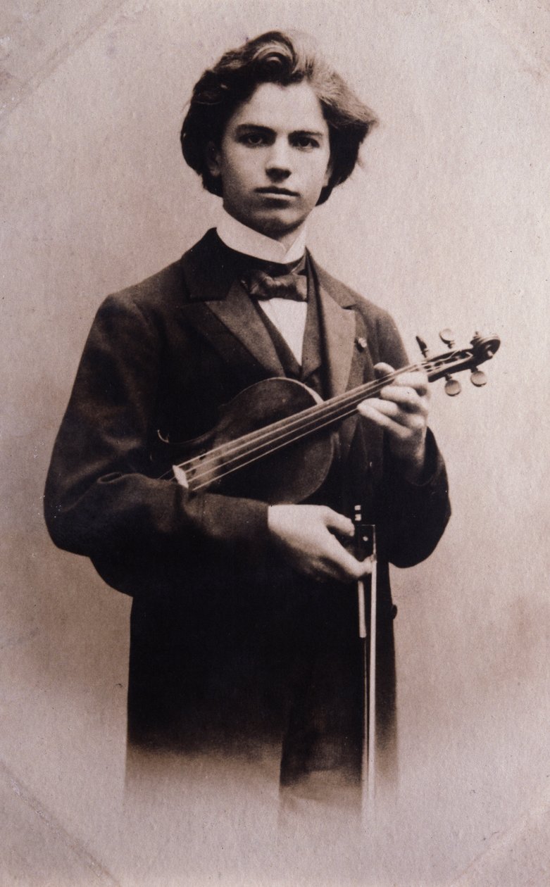 Porträt von Jan Kubelik (1880-1940), tschechischer Geiger und Komponist von Italian Photographer