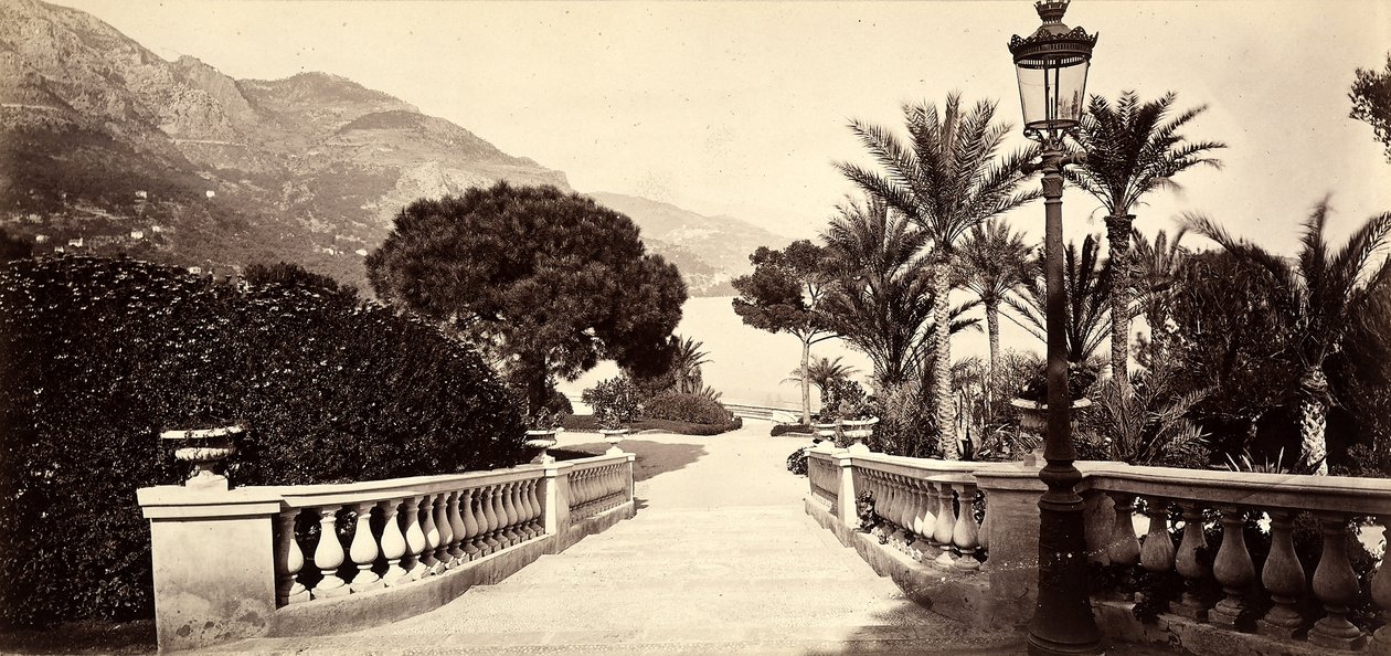 Der Garten des Casinos von Montecarlo im Fürstentum Monaco von Italian Photographer