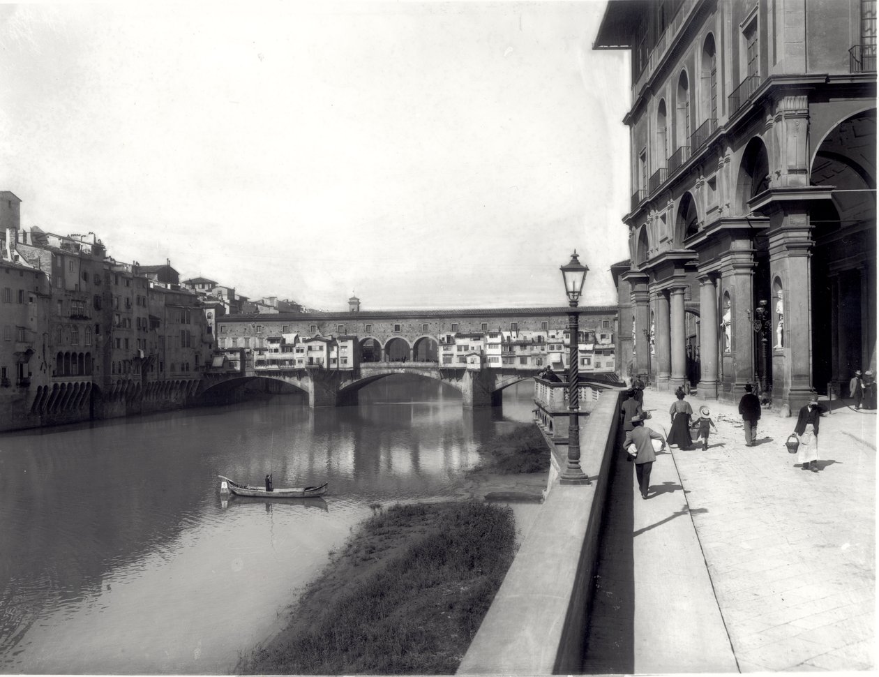 Ponte Vecchio und die Fassade der Uffizien von Italian Photographer Italian Photographer