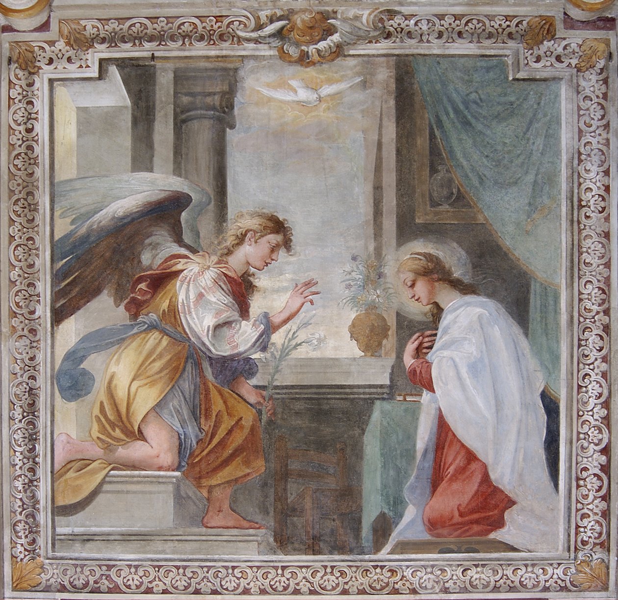 Verkündigung, Kapelle von Santa Margherita von Italian School