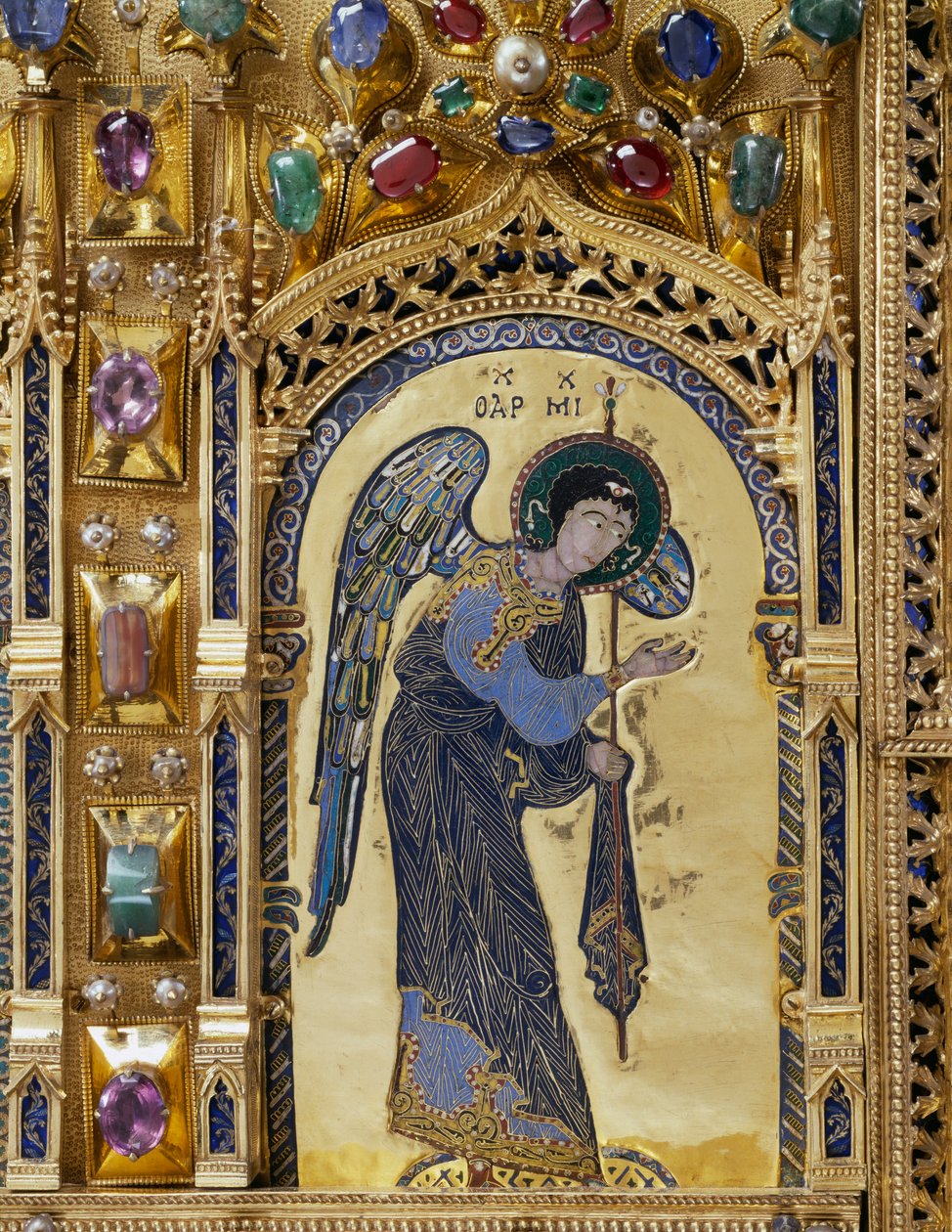 Erzengel, Detail aus Pala d
