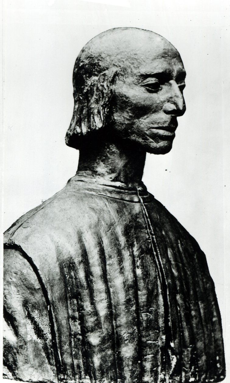 Büste von Niccolo Machiavelli (1469-1527) von Italian School