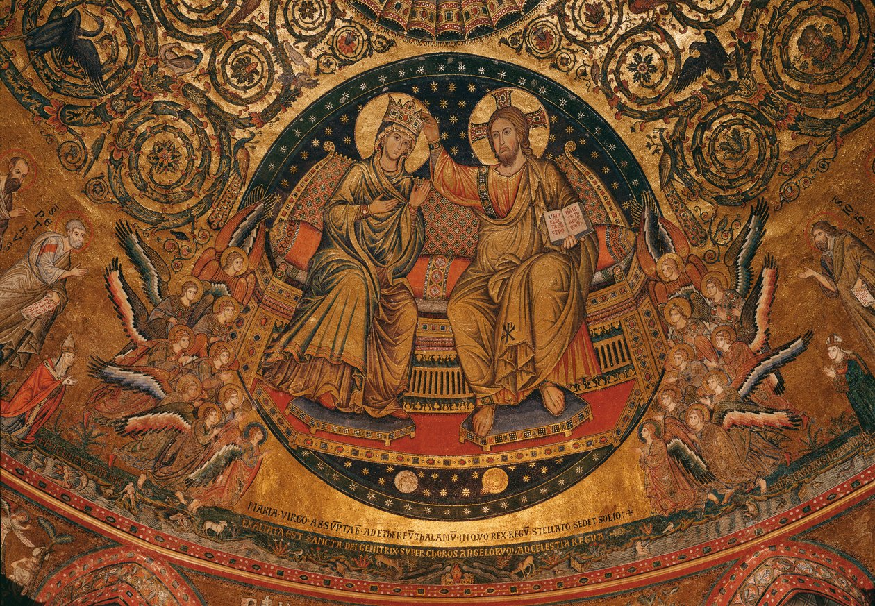 Krönung der Jungfrau, 1296 von Italian School
