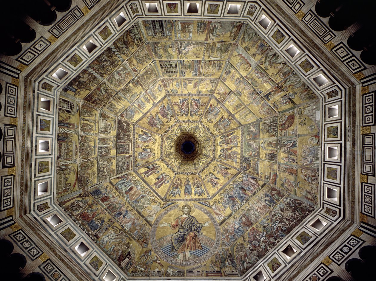 Kuppel des Baptisteriums von San Giovanni von Italian School