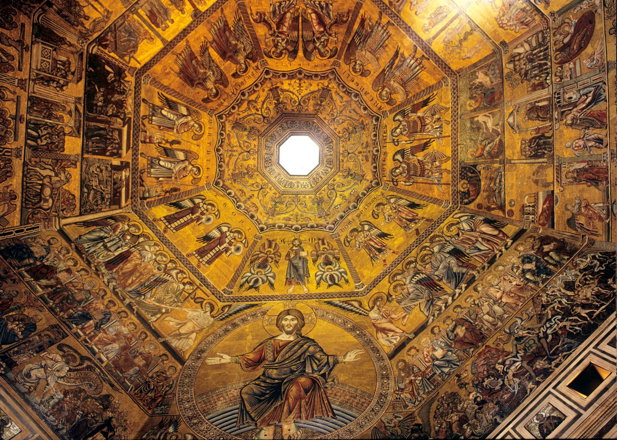Kuppel des Baptisteriums von San Giovanni von Italian School