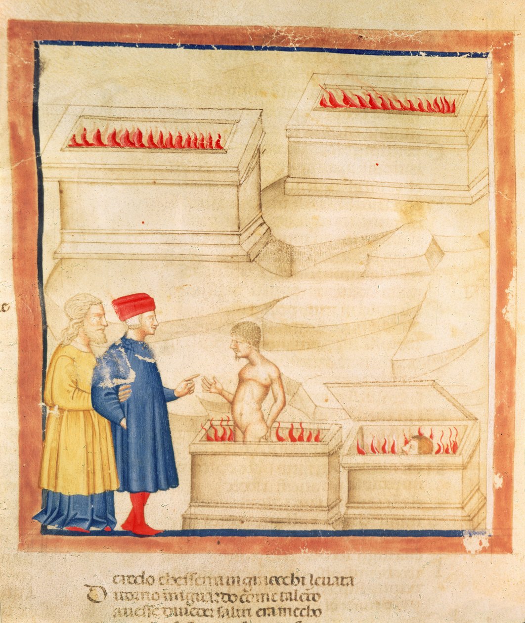 Dante und Virgil entdecken Graf Ugolino, aus 