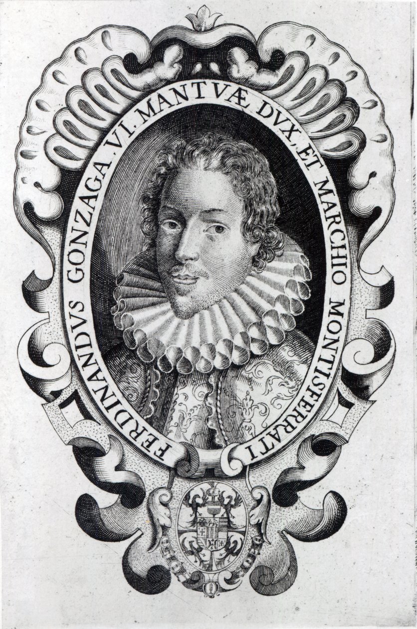 Ferdinando Gonzaga, Herzog von Mantua von Italian School