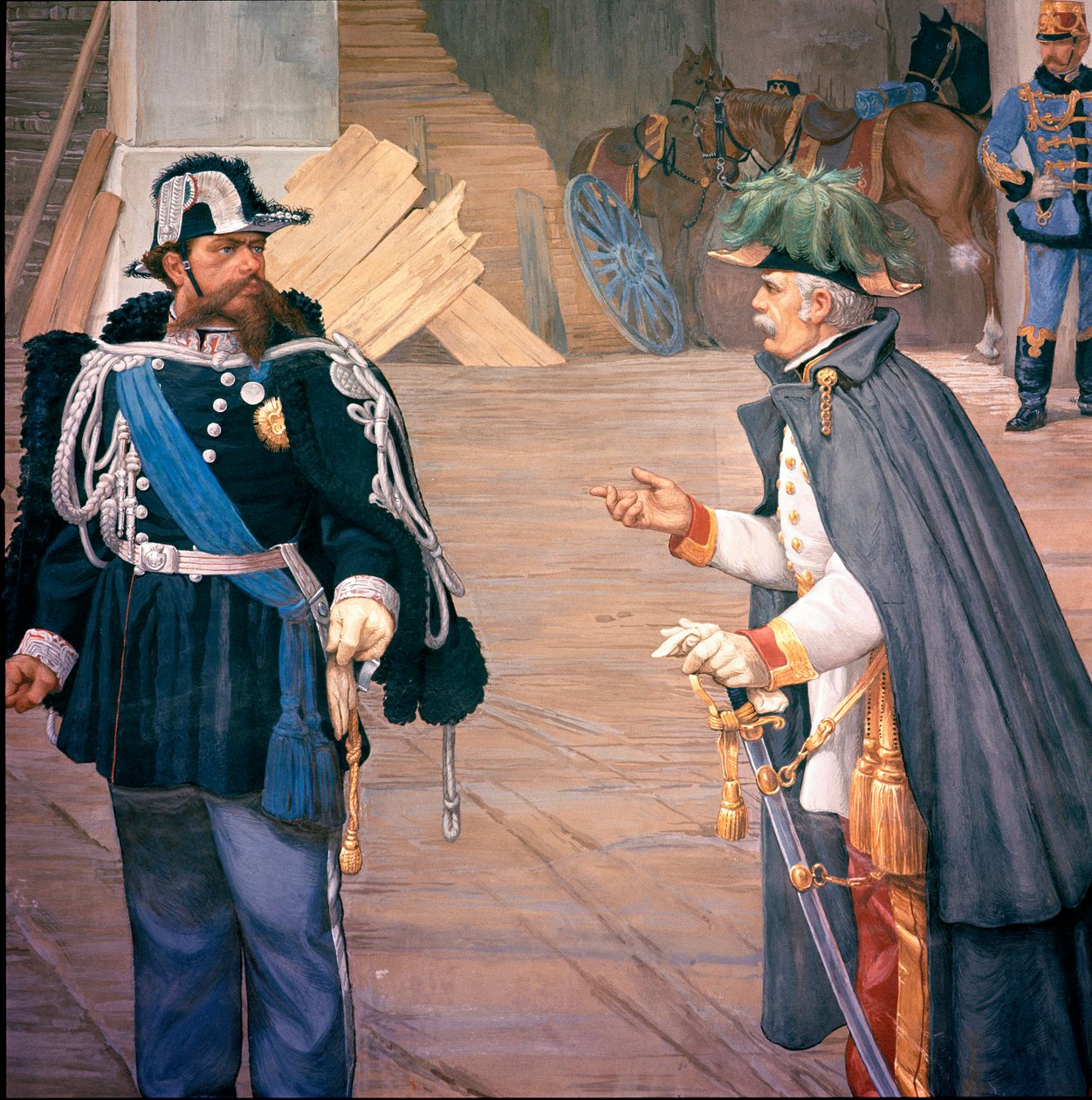 Erster Italienischer Unabhängigkeitskrieg: Die Schlacht von Novara am 13.09.1849 von Italian School