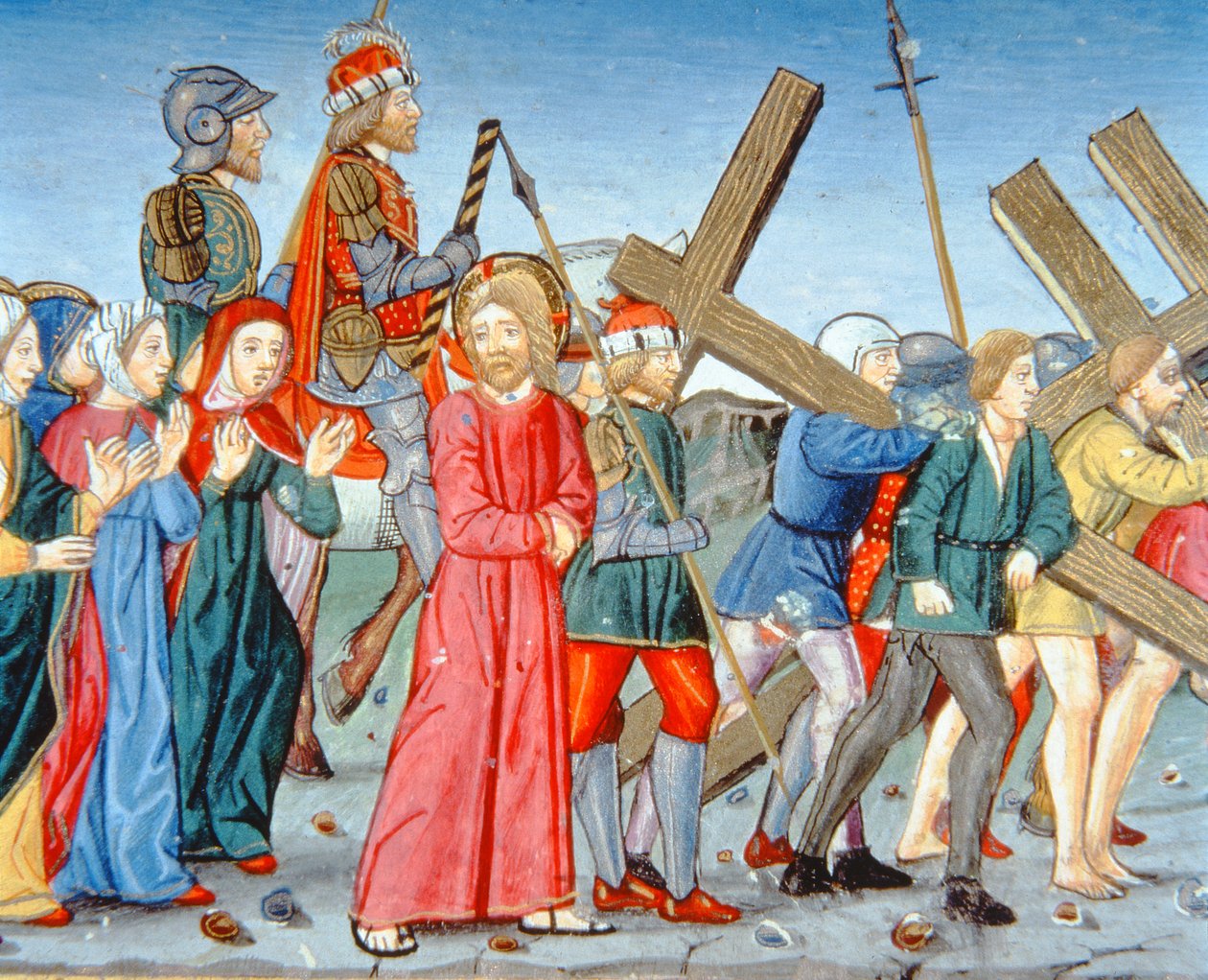 Christus wird nach Kalvaria geführt von Italian School