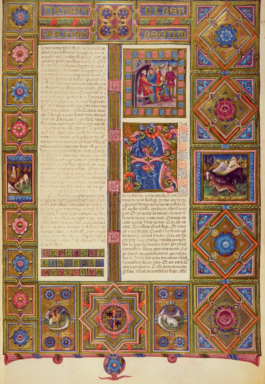 Das zweite Buch der Könige, aus der Borso d