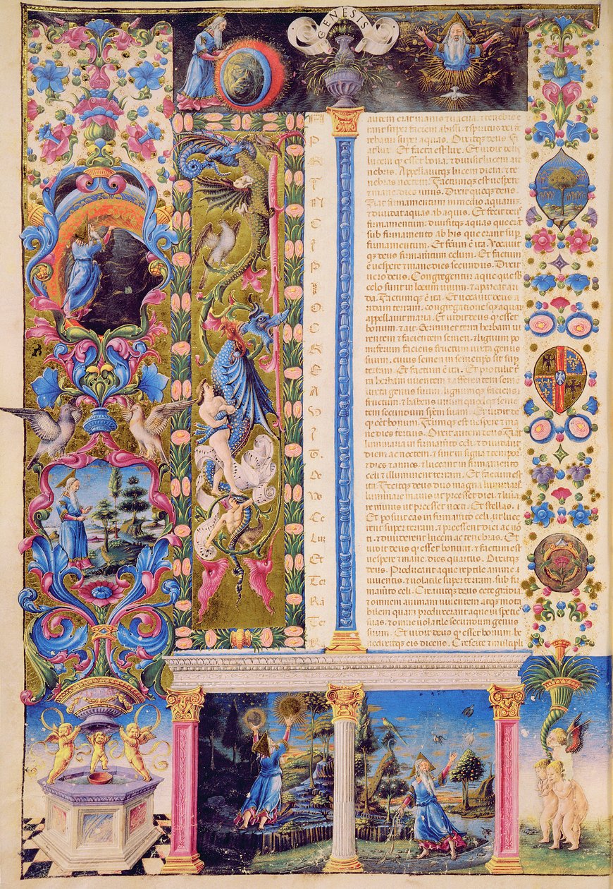 Genesis. Schöpfung des Universums, aus der Borso d